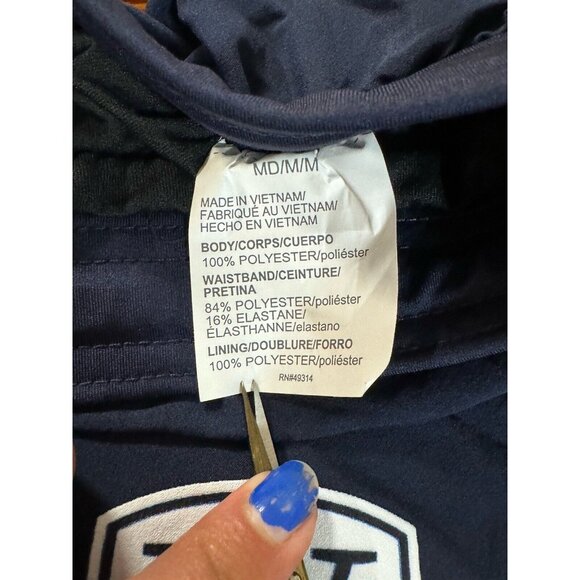 Under Armour Heat Gear Loose Shorts Women’s Size Med Blue Running Sporty Active - Picture 9 of 14